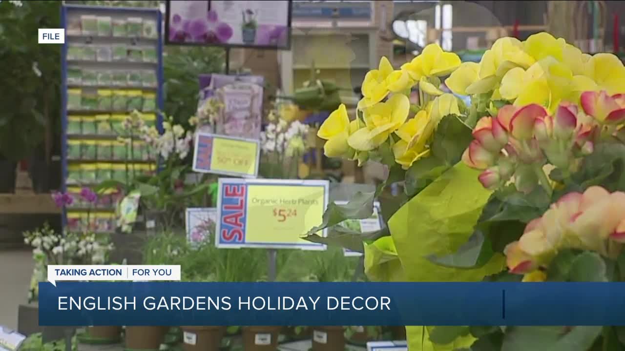 English Gardens Holiday Decor