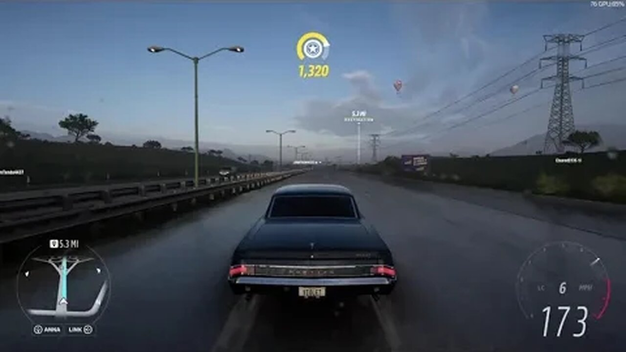 d class top speed run (rain)