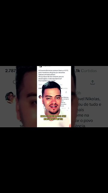 NIKOLAS FERREIRA POSTA DESINFORMAÇÃO SOBRE A TRAGÉDIA OCORRIDA NO LITORAL DE SÃO PAULO