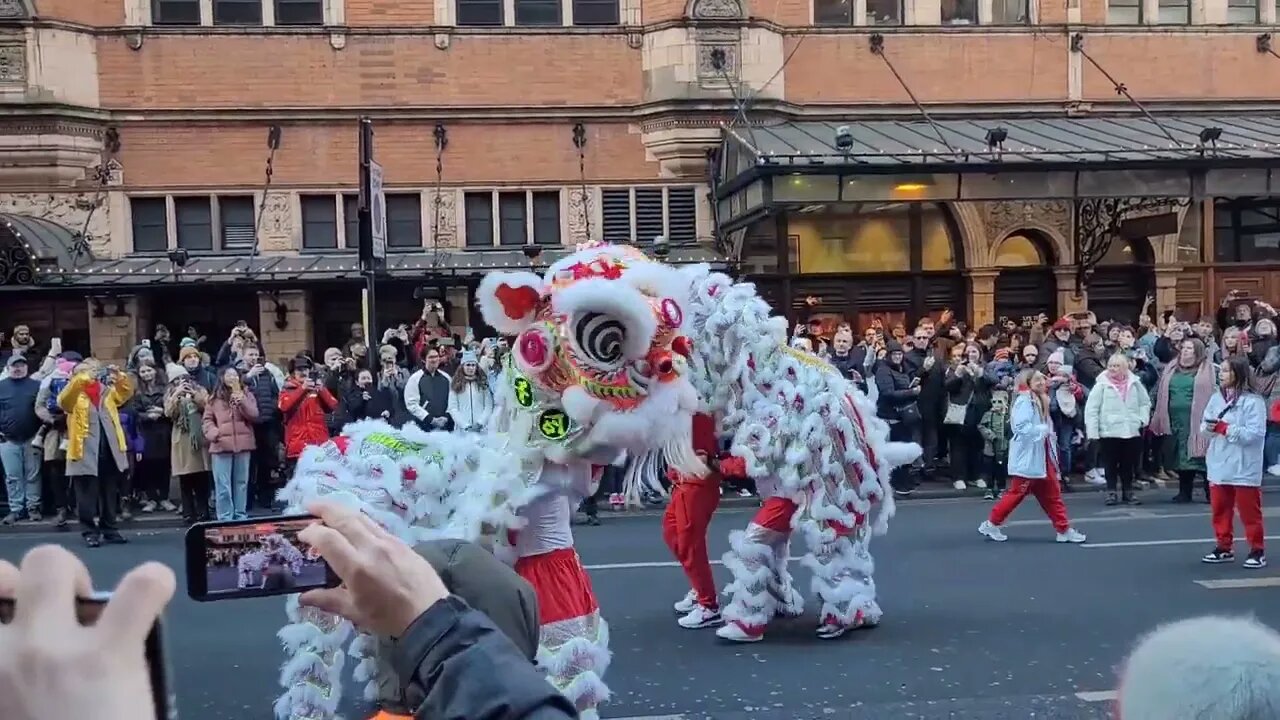 Good luck dragons Chinese New parade #london