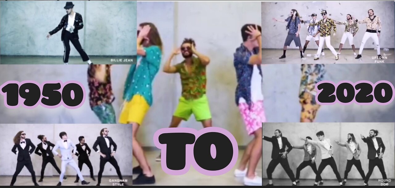 Mix of the most memorable dances from 1950 to 2020