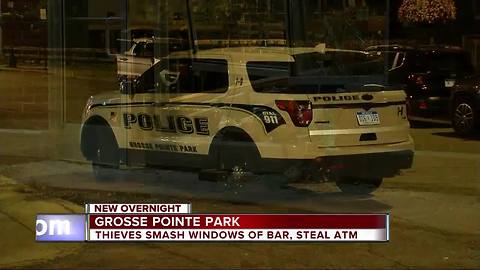 Police looking for suspects who drove into pub in Grosse Pointe Park, stole ATM