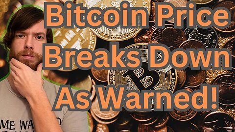 Bitcoin Price Breaks Down As Warned! E448 #crypto #grt #xrp #algo #ankr #btc #crypto