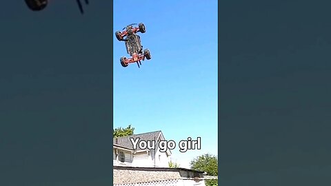 you go girl 💪 Arrma Typhon 6s lights it up