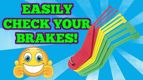 Check Your Brakes Without Even Removing A Tire!