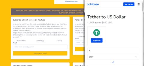 How To Earn Free Tether USDT TOKENS Cryptocurrency MICRO JOBS At BTC Bunch Withdraw Via FaucetPay