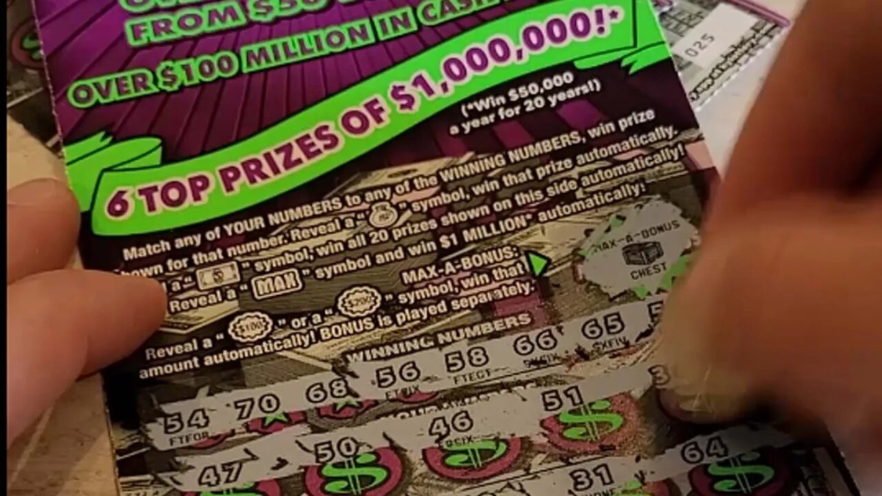 GOOD Winning $20 Scratch Off Lottery Tickets Max A Million!