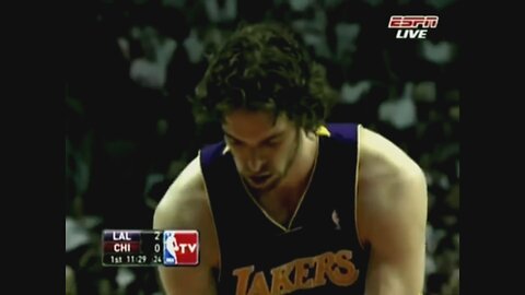 Pau Gasol 23 Points 3 Ast @ Bulls, 2008-09.