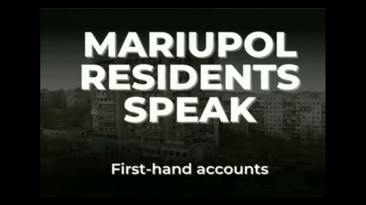 Crimes Against Humanity - A compilation of testimonies of Mariupol residents. June 20022