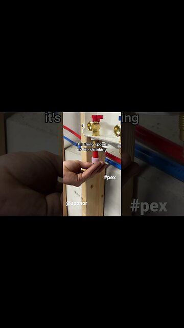 Got Pex? Uponor Expansion PEXa #shorts #plumbing #trades #laundry
