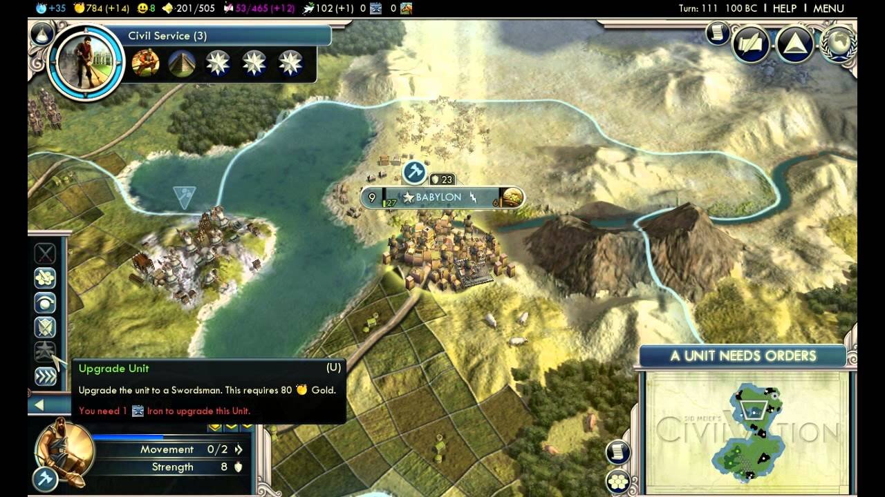 Civilization 5 part 4 Babylon [Science Victory]