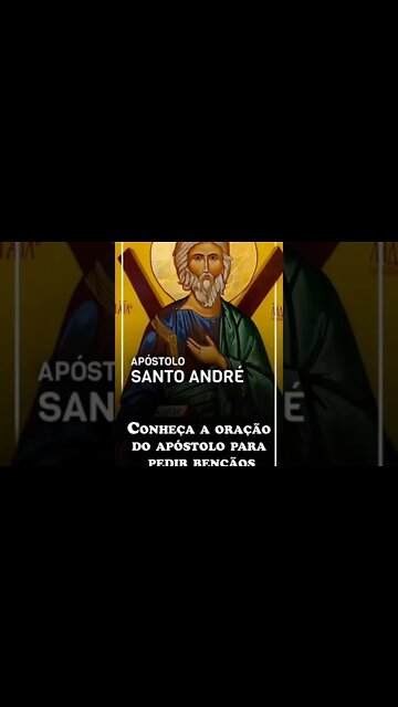Oração A Santo André Apóstolo De Cristo