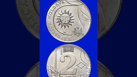 MOLDOVA 2 LEI 2020.#shorts @COINNOTESZ #moldova