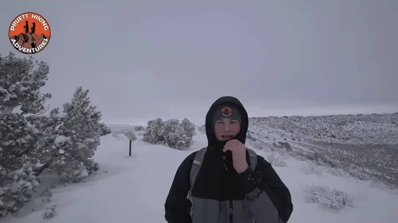 Our Coldest Hike Yet! "Feel Like" Temp. -9 Degrees Fahrenheit! (North Menan Butte)