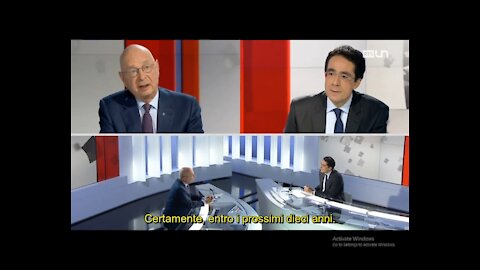 2016 - RTS intervista Klaus Schwab:Chip nel cervello in 10 anni SUB ITA