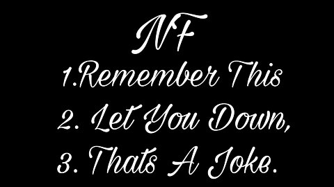 Top 3 best song by NF with full lyrics