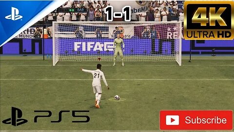 (PS5) FIFA 23 - Real Madrid vs FC Barcelona - Penalty - MUST WATCH - 4K - Myway Gamerz