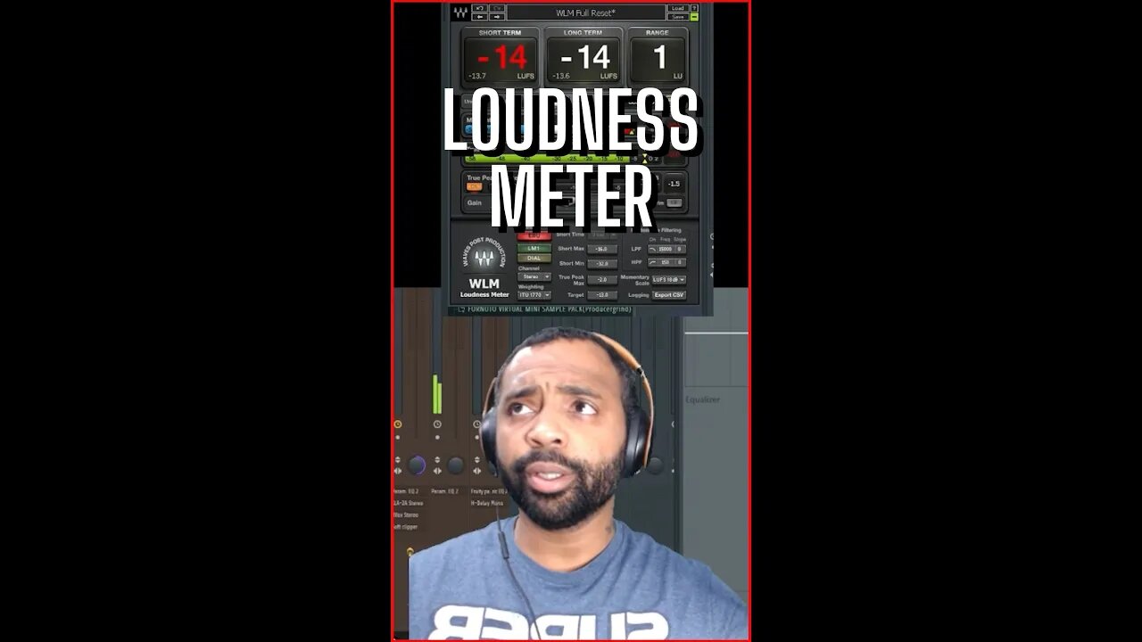 WAVES LOUDNESS METER BEATZ_BY_E FL Studio Audio Mixing #shorts #shortsvideo