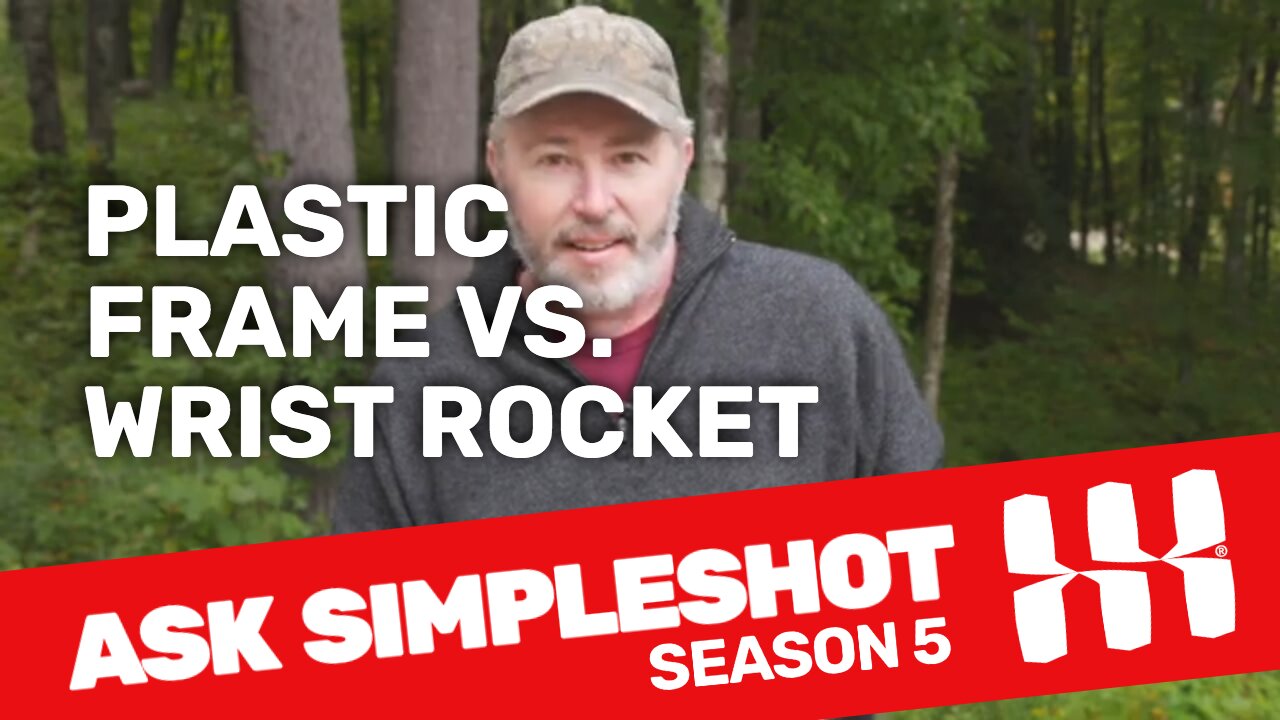 Plastic slingshot frames vs Wrist Rocket. Which is more accurate?