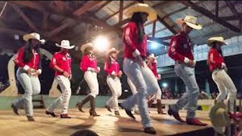 Country music line dance