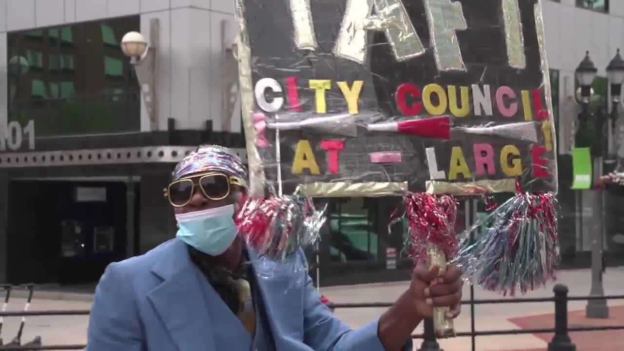 Taft says if he wins a seat on city council he will combat youth violence by offering other outlets for young people to express themselves.