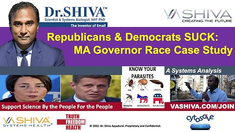 Dr.SHIVA LIVE: Republicans & Democrats SUCK: MA Governor Race Case Study