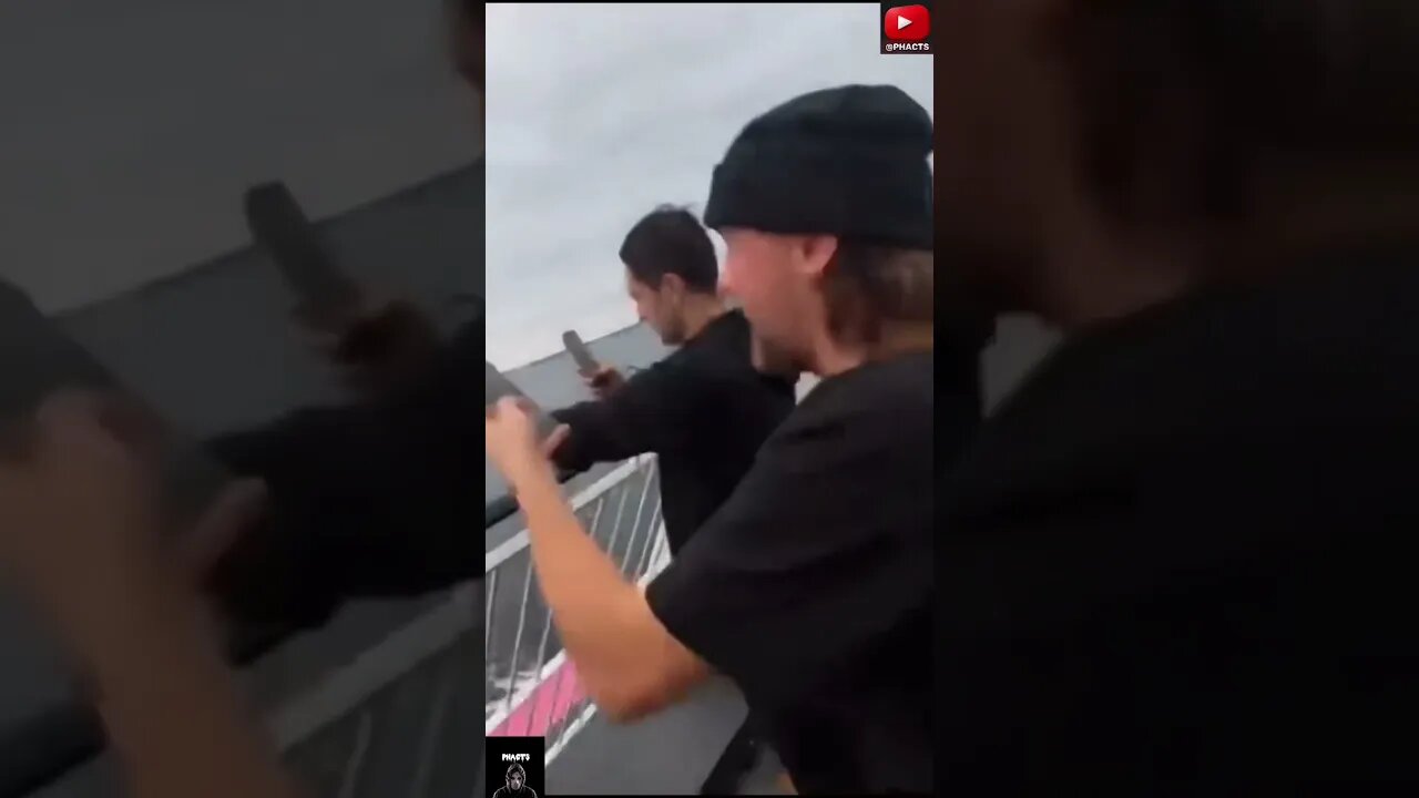 Young Guys On A Cruise Ship Begins Throwing Stuffs Overboard For No Reason #truecrime #crime_news