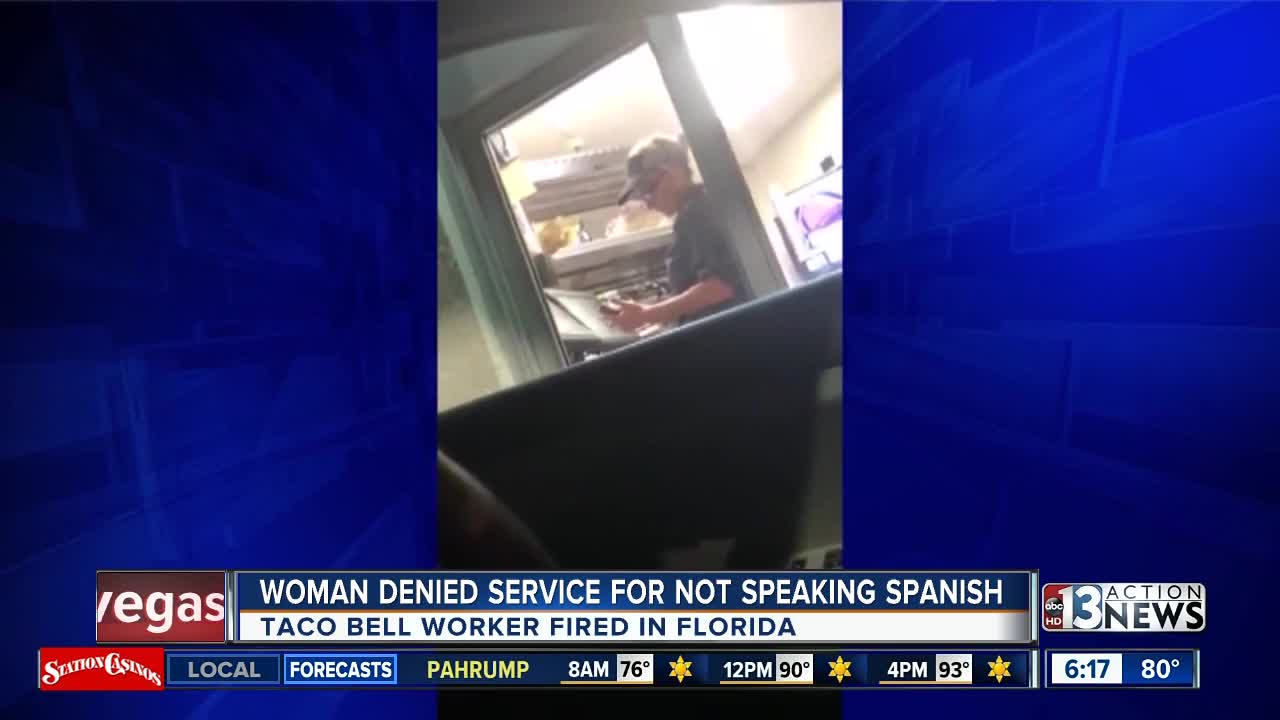 Woman denied food at Taco Bell