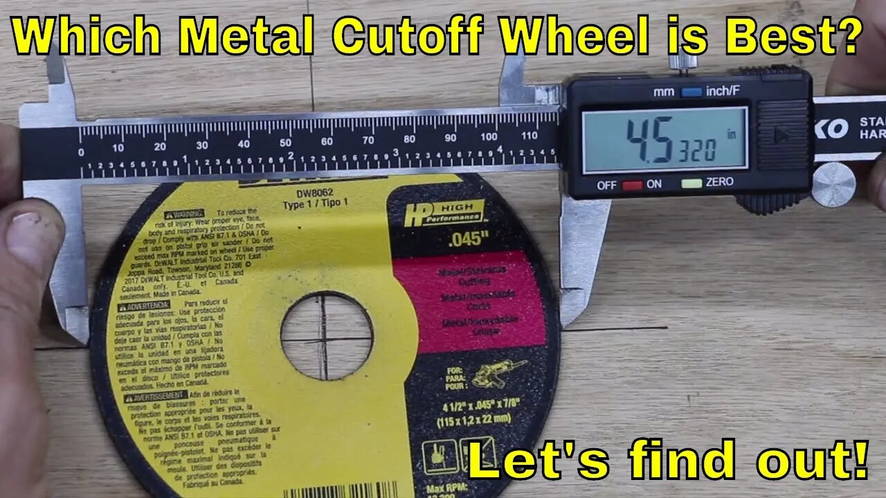 Best Metal Cutoff Wheel Brand (6 Brands Tested)? Let's find out!