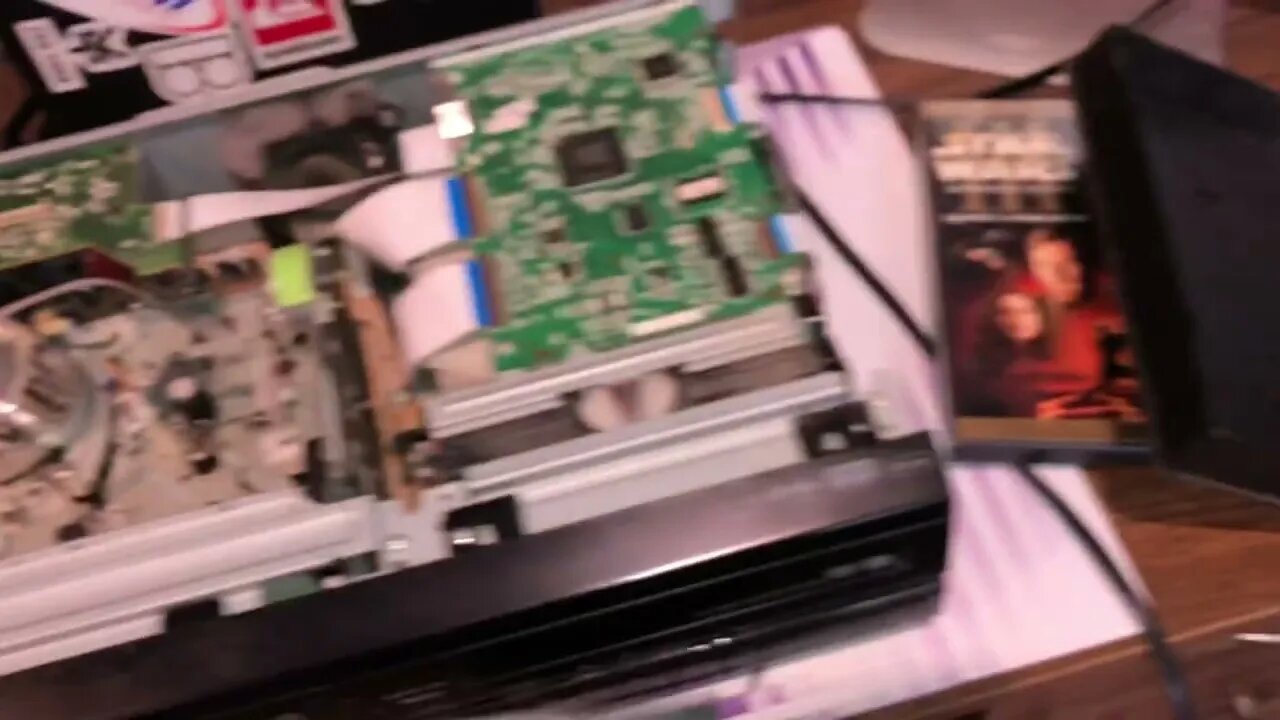 Playing With A Broken VCR/DVD Player