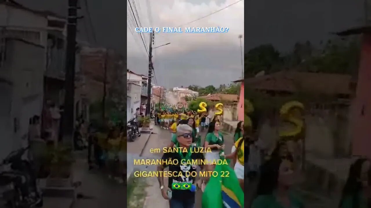 Maranhão em Santa Luzia está forte com Bolsonaro #bolsonaro2022