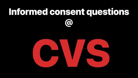 CVS pharmacist questioned￼ on informed consent￼ #UCNYNEWS