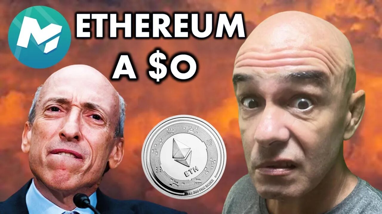 AVISO: ETH IRÁ A ZERO SE GARY GENSLER TIVER SUCESSO... Narrativa de titulo Ethereum sendo empurrada