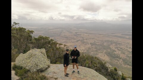 Climbing Mt Walsh