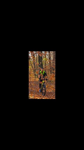 Autumn vibes BIKE RIDE - Full episode is up - Insta 360x3 and GoPro10 - #shorts