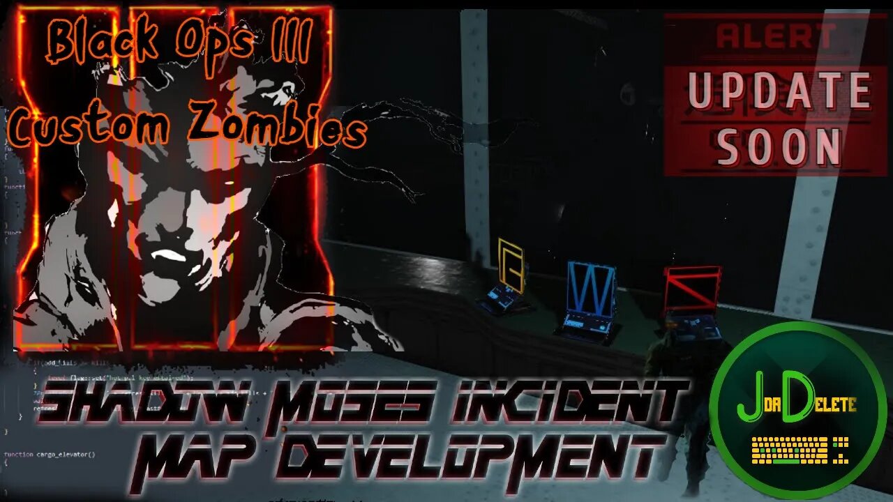 Black Ops III Custom Zombies Map Dev. - Shadow Moses Incident (Boring Scripting Stream)