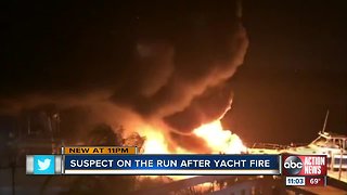 Deputies search for disbarred attorney accused of burning yacht specially fitted for family's son