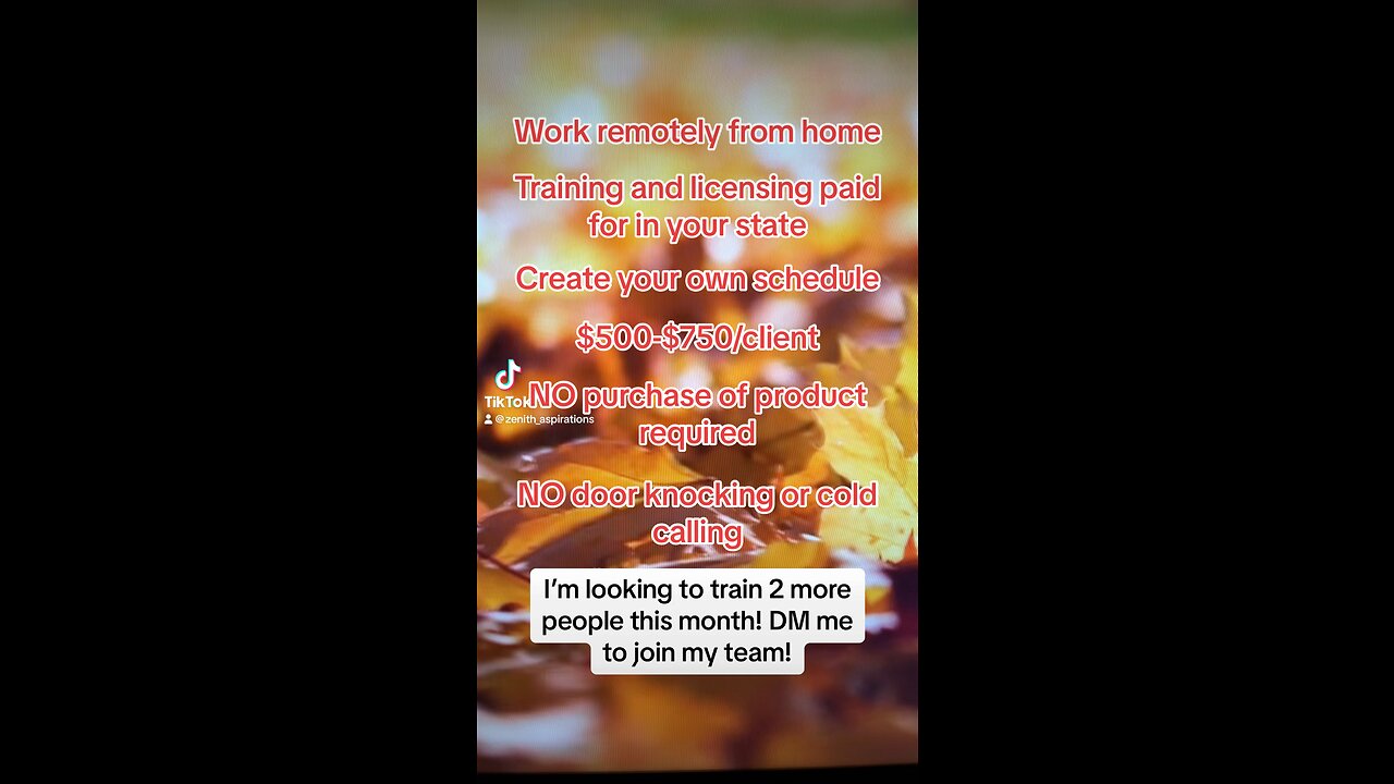 DM Me To Join My Team!