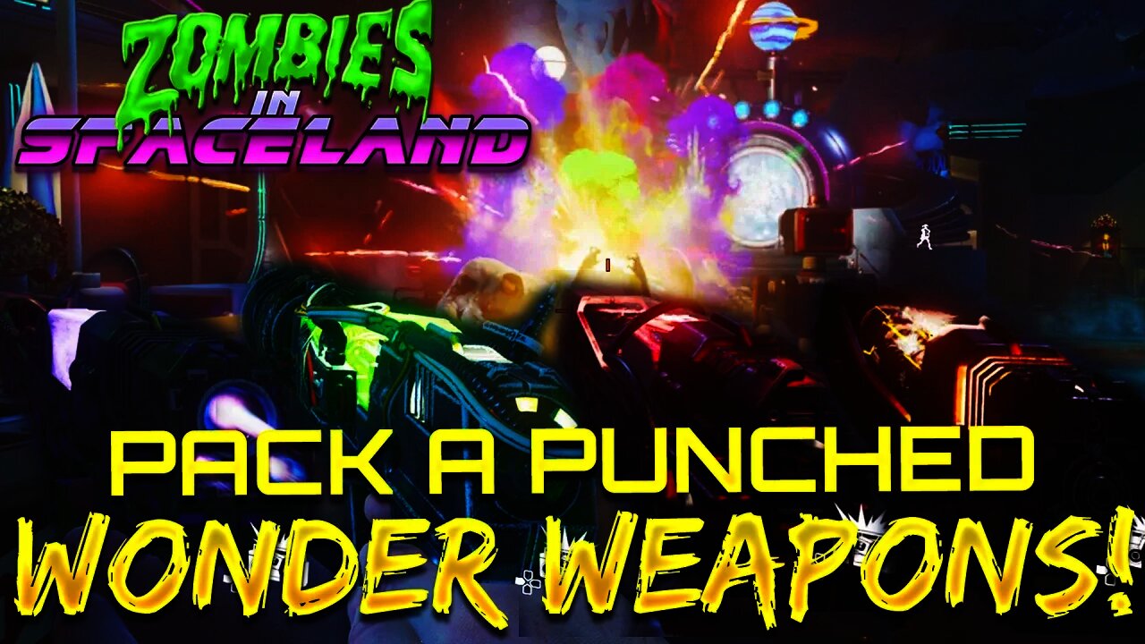 All Wonder Weapon Pistols Pack-A-Punched! (Zombies In Spaceland) - Infinite Warfare Zombies