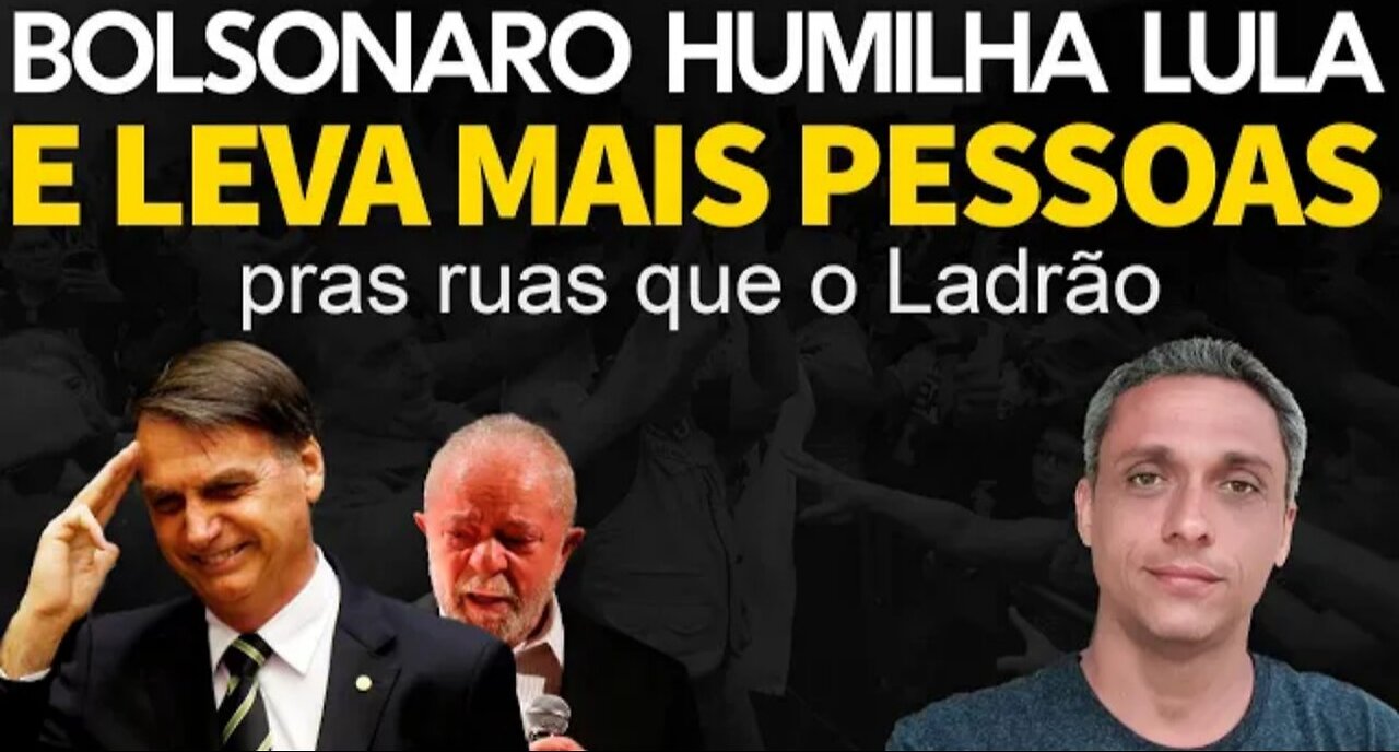 Inexplicable Bolsonaro takes more people to the streets in Argentina than ex-convict LULA in Brazil