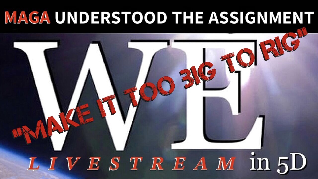 –LIVESTREAM– Election 2024 Final Late-Night Update: It Looks Like MAGA Understood The Assignment — "MAKE IT TOO BIG TO RIG!" [Livestream #3 of 3] | P.S. Is This The First President to Win THREE (3) Times?