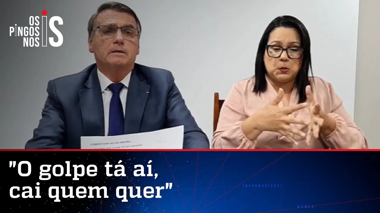 Bolsonaro sobre "cartinha pela democracia": Vale menos que papel higiênico