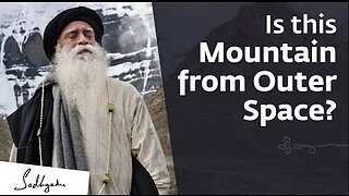 Is this Mountain from Outer Space? ⛰️☄️ - Sadhguru