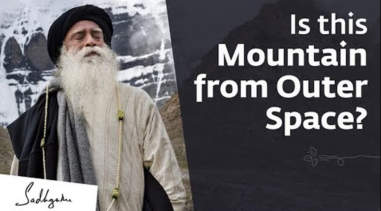 Is this Mountain from Outer Space? ⛰️☄️ - Sadhguru