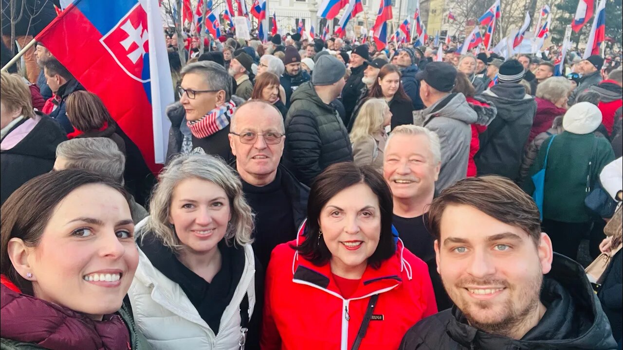 Pochod za mier v Bratislave 3. 3. 2023 πΈπ°π³οΈ
