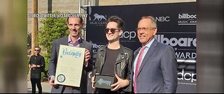 Panic! at the Disco singer receives key to the city