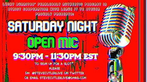 OPEN MIC - OPEN MIC - OPEN MIC - OPEN MIC