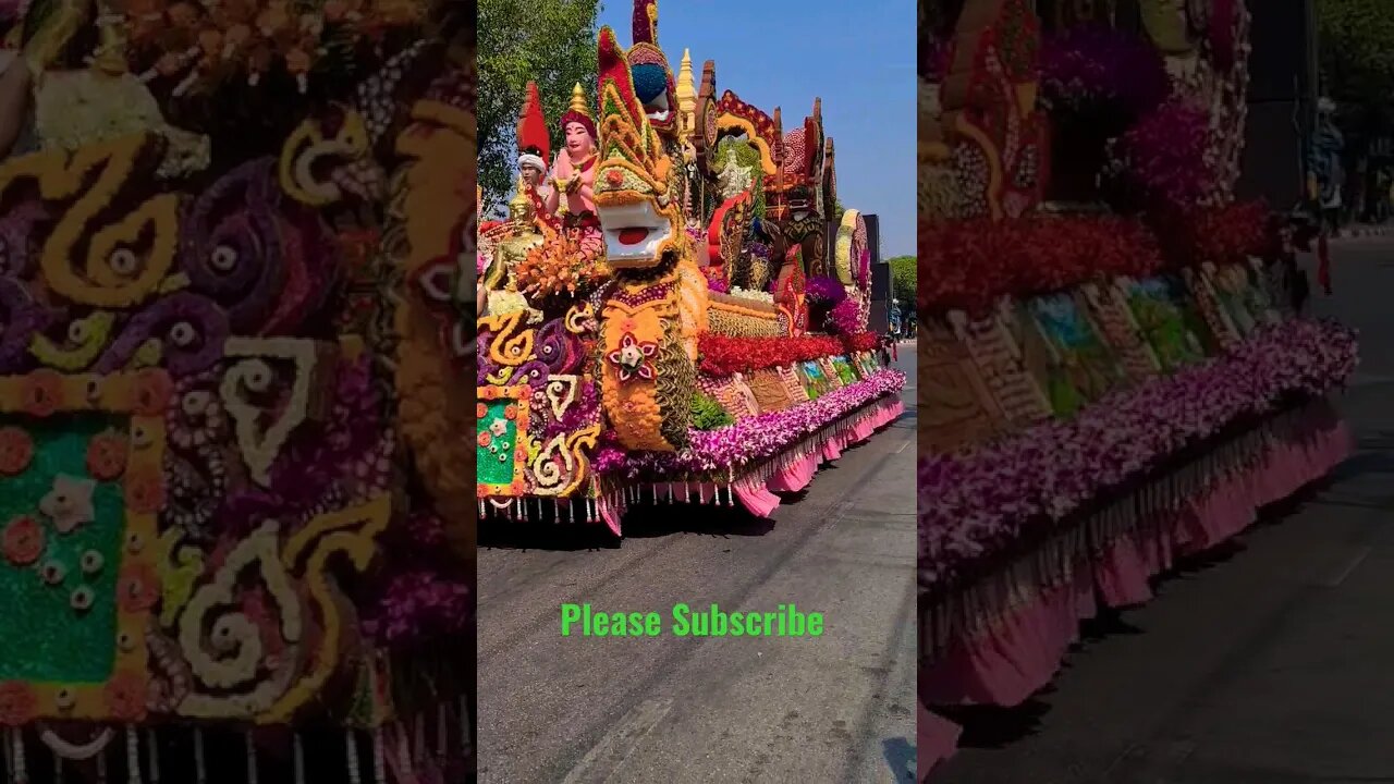 Flower Festival Thailand #trending #viral #shorts #short #shortsvideo