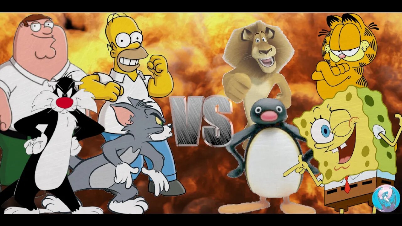 MUGEN - Request - Team Homer Simpson VS Team Alex the Lion - See Description