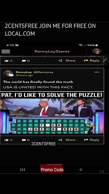 LOCALS FREE SPEECH PROMO FROM ME TO YOU